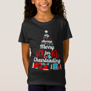 Cheerleading Cheer Always Merry For Cheerleading T-Shirt