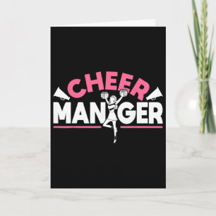 Cheerleading Cheer Manager Card
