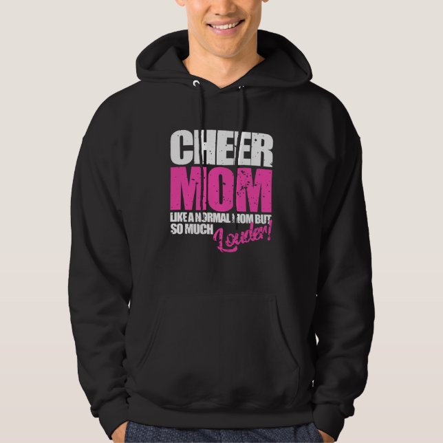 Cheerleading  Cheer Mom  Cheerleader Hoodie (Front)