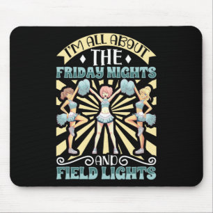 Cheerleading Cheer Quote Footll Stadium Dance Pom Mouse Mat