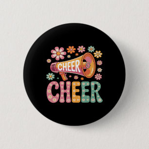 Cheerleading Cheer Team Cheerleader 6 Cm Round Badge