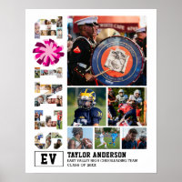 Cheerleading Cheer Team Senior Photo Collage