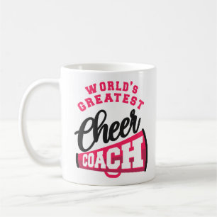 Cheerleading Cheer World'S Greatest Cheer Coach Coffee Mug