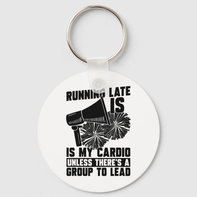 Cheerleading - Cheercaptain Cheerleader  Key Ring (Front)