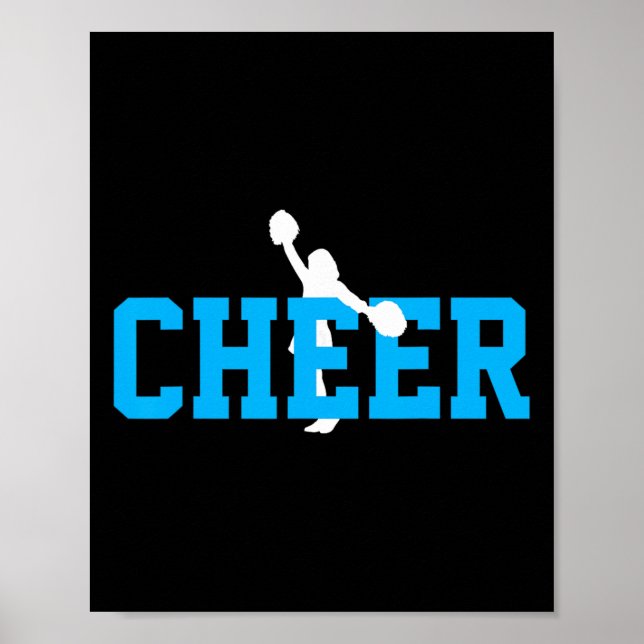 Cheerleading Cheering Squad Tee Gift  Poster (Front)