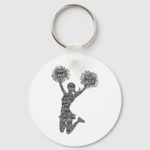 Cheerleading Cheerleader Cheer Girls Key Ring