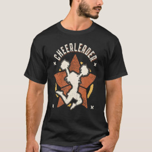 Cheerleading Cheerleader Vintage Retro Classic Spo T-Shirt