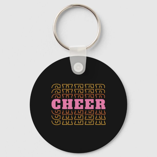 Cheerleading Cheerleaders  Key Ring (Front)