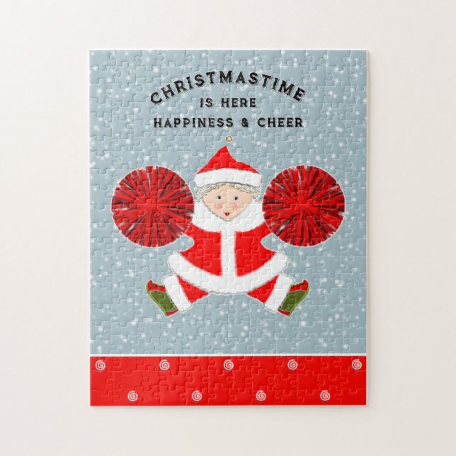 cheerleading Christmas Jigsaw Puzzle (Vertical)