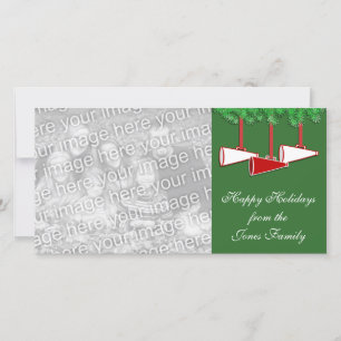 Cheerleading Christmas Photo Card