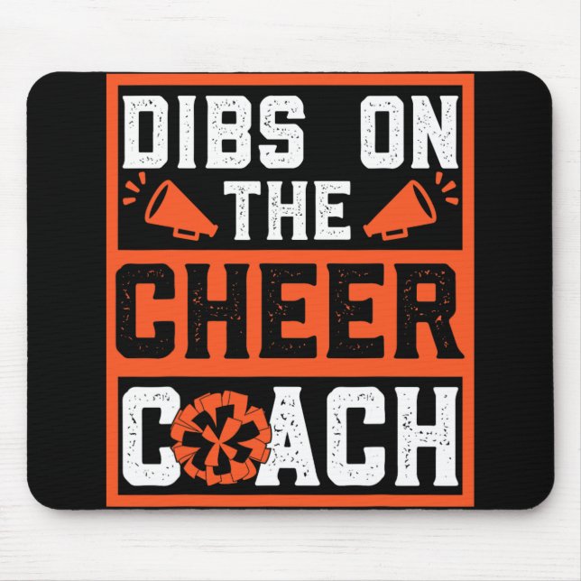 Cheerleading Coach _19  Mouse Mat (Front)