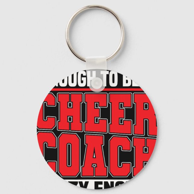 Cheerleading Coach _2  Key Ring (Front)