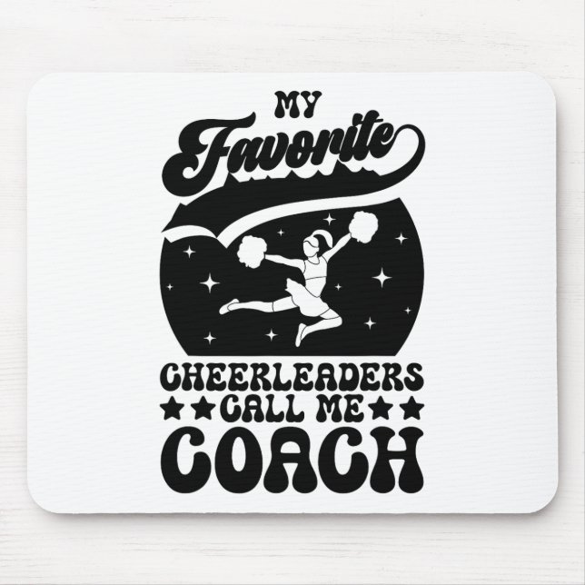 Cheerleading Coach _8  Mouse Mat (Front)