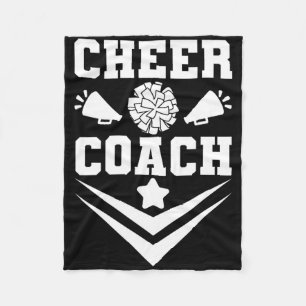 Cheerleading Coach  Fleece Blanket