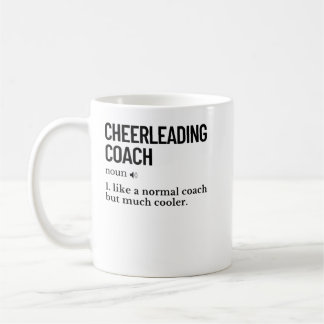 Cheerleading coach funny saying_850 coffee mug