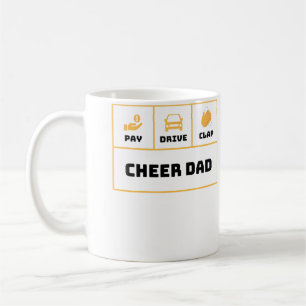 Cheerleading Dad Cheerleader Cheer Dad Coffee Mug
