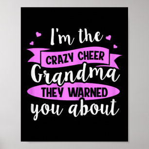 Cheerleading Design For A Cheer Grandma _2 Poster