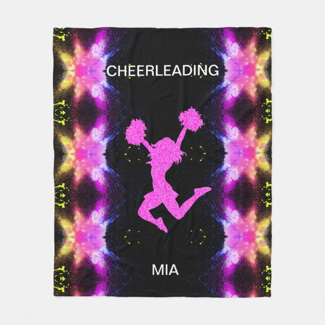 CHEERLEADING fleece blanket. Blanket (Front)
