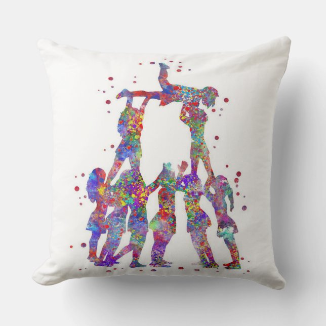 Cheerleading Funny Gift | Perfect Gift Idea Cushion (Front)
