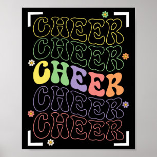 Cheerleading Funny Sports Cheerleader Squad Cheer Poster