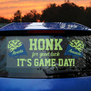Cheerleading Game Day Window Cling