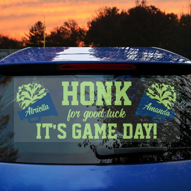 Cheerleading Game Day Window Cling (Creator Uploaded)