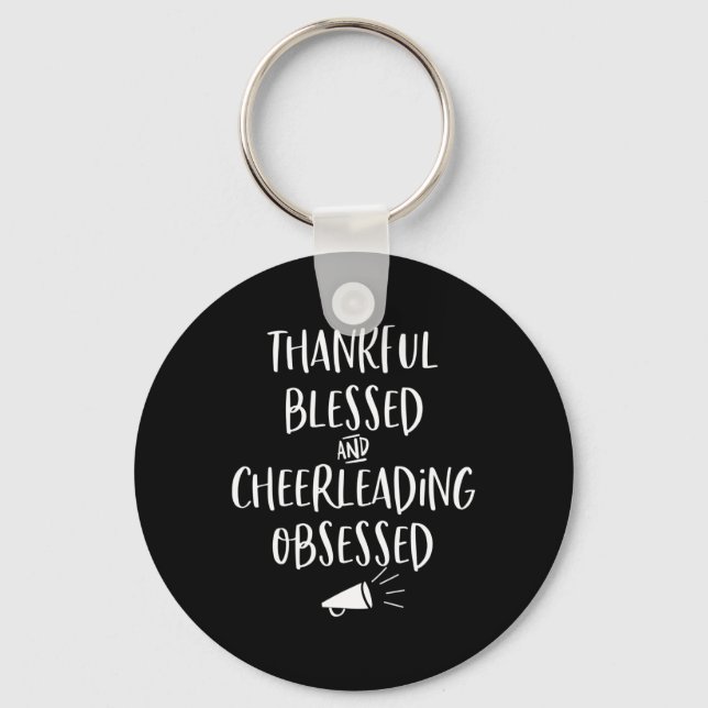 Cheerleading Gift Cheerleader Cheer Mum Coach Squa Key Ring (Front)