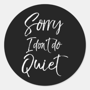 Cheerleading Gift For Cheerleaders Sorry I Don't D Classic Round Sticker