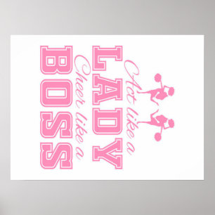 CHEERLEADING GIFT IDEA   Cheerleading Cute Design Poster