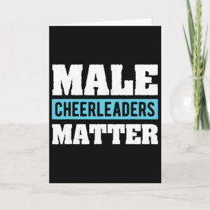 Cheerleading Gift T Shirt For Men Male Cheerleader Card