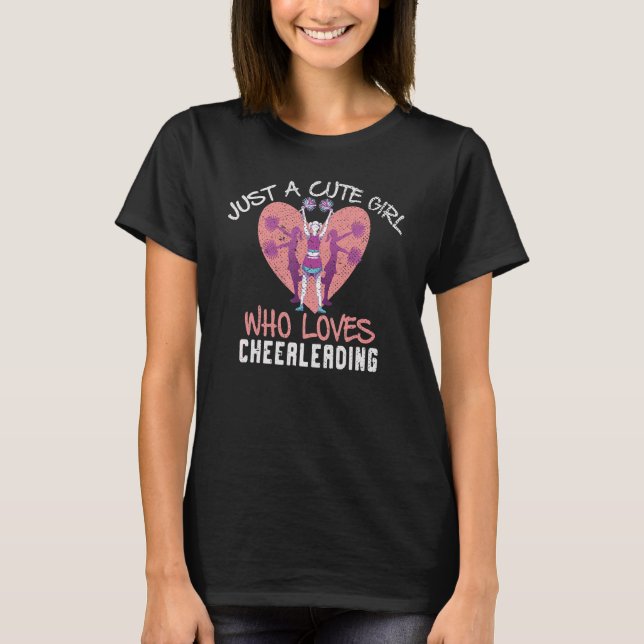 Cheerleading  Girls Women Cheer Practice Cheerlead T-Shirt (Front)
