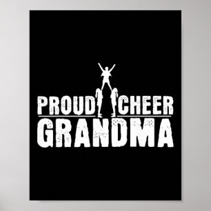 Cheerleading Grandma Cheerleader Grandmother Poster