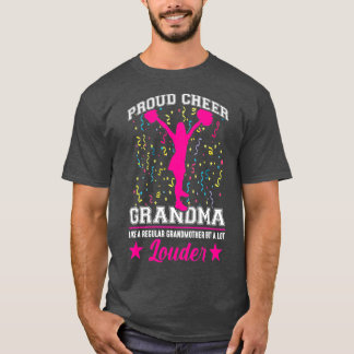 Cheerleading Grandma Family Support Cheerleader T-Shirt