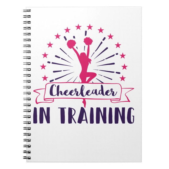 Cheerleading In Training Cheerleading Cheer Team Notebook (Front)