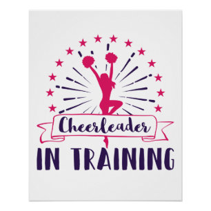 Cheerleading In Training Cheerleading Cheer Team Poster
