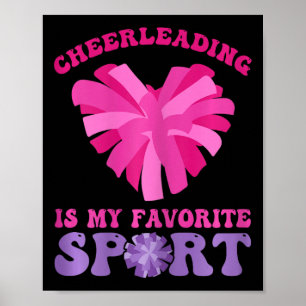 Cheerleading Is My Favourite Sport - Cheer And Che Poster