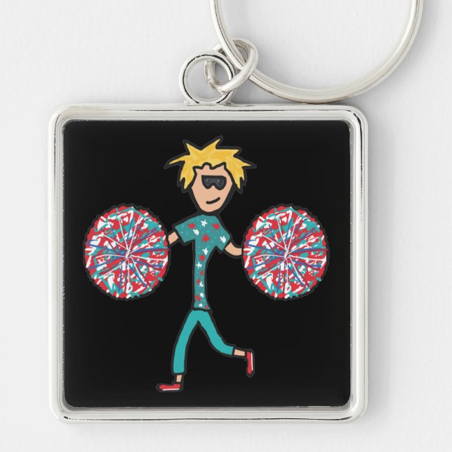 Cheerleading Key Ring (Front)