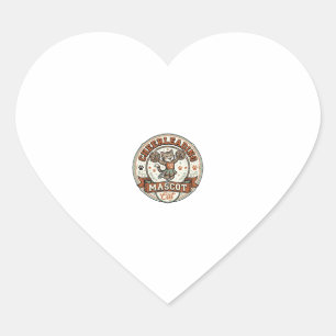 Cheerleading Mascot Cat Cheerleading Mascot Cat Vi Heart Sticker