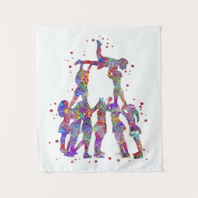 Cheerleading Owner Gift | Lover Birthday Gift  Tapestry (Front)
