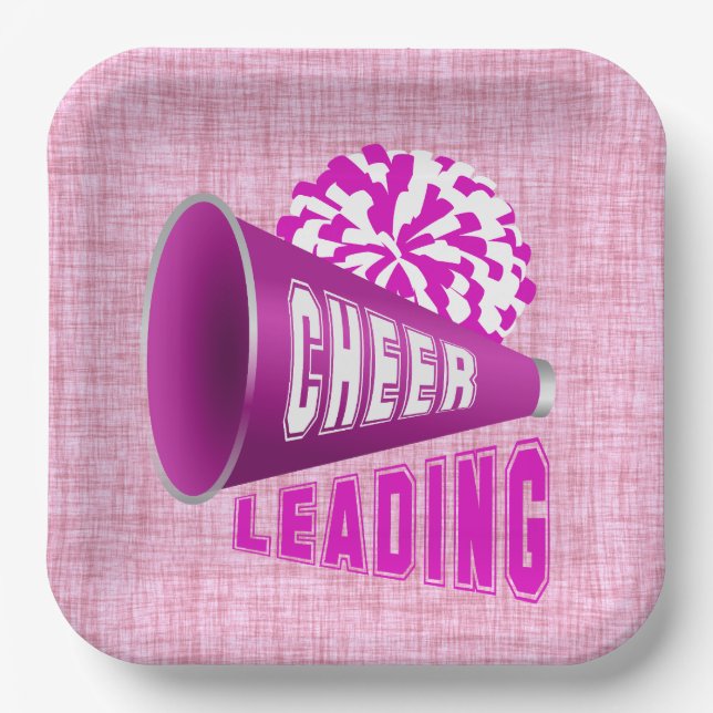 Cheerleading  paper plate (Front)