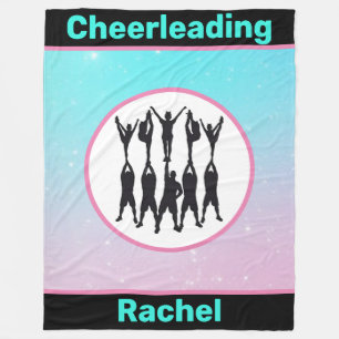 Cheerleading Pastel Fleece Blanket