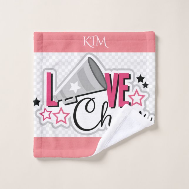 Cheerleading personalised wash cloth. wash cloth (Wash Cloth)