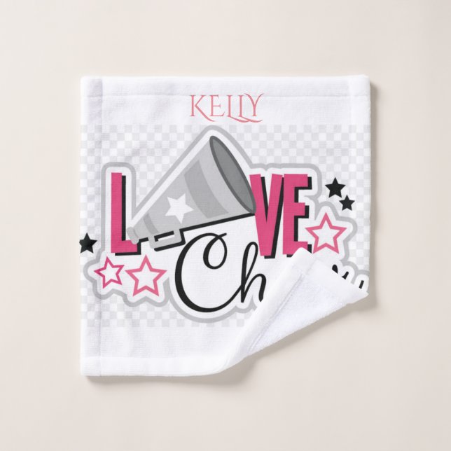 Cheerleading personalised wash cloth. wash cloth (Wash Cloth)