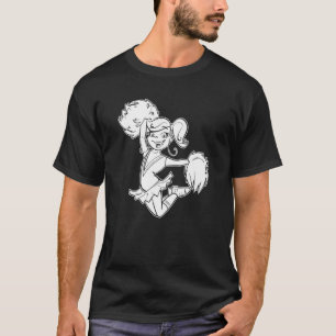 Cheerleading Pom Pom - Cheercaptain Cheerleader T-Shirt