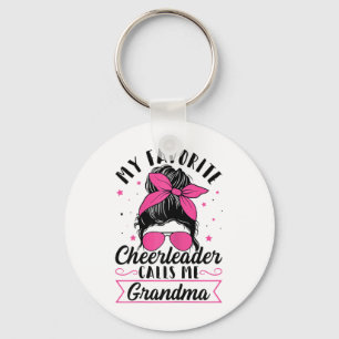 Cheerleading Quote For A Cheer Grandma Key Ring
