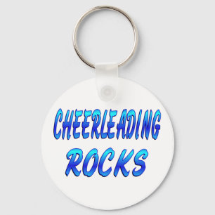 CHEERLEADING ROCKS KEY RING