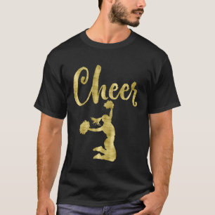 Cheerleading Script Cheer Dark Yellow T-Shirt