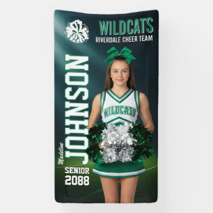 Cheerleading Senior Cheer Custom Sports Banner