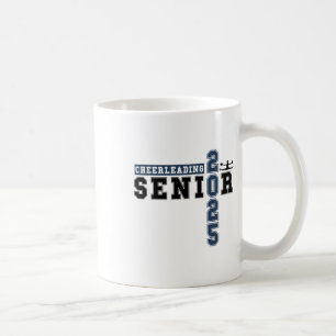 Cheerleading Senior Night Cheer Senior 2025 Gradua Coffee Mug