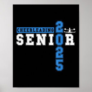 Cheerleading Senior Night Cheer Senior 2025 Gradua Poster